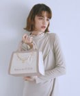 Maison de FLEUR チャーム付きスクエア2Wayバッグ