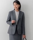 23区 【洗える】ウールライクカルゼ  テーラードジャケット