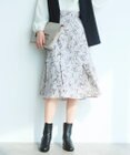 ANY SIS 【洗える】フラワーフクレジャカード スカート