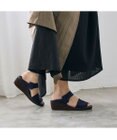 MODE ET JACOMO <D'ICI>ストレッチクロスウェッジサンダル