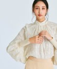 BEIGE， CAMILLE / ジャガードブラウス
