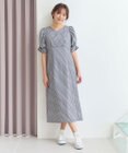 Feroux 【洗える】サッカーチェック ワンピース
