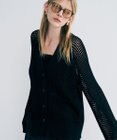 uncrave メッシュニット カーディガン