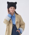 MOONBAT estaa(エスタ) ボリュームヘアリー 猫耳シャロット ニット帽 帽子