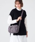LA BAGAGERIE 【MONICA】クリンクルナイロン　ドロストショルダーバッグ