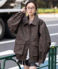 WEGO 【25年秋冬新作/ユニセックス着用ITEM/SMLサイズ展開】PUダブルZIPフライトブルゾン