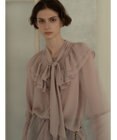 Te chichi ボウタイチュニックフリルブラウス《2025Autumn catalog vol.2 item》