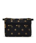 LeSportsac COSMETIC CLUTCH/ゴールドグリッタードッツ