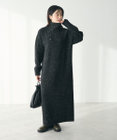 CRAFT STANDARD BOUTIQUE 洗える/ハイネックネップニットワンピース