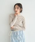 YECCA VECCA ハイネックリブニット
