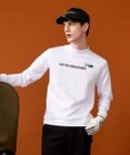 23区GOLF 【MEN】フロントロゴ モックネックシャツ