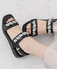 Bridget Birkin 【Bridget Birkin】ダブルベルトビジューサンダル
