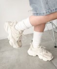 WEGO メッシュコンビ厚底スニーカー