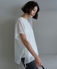 UNFILO 【洗える】シアーレイヤード Tシャツ