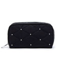 LeSportsac RECTANGULAR COSMETIC/ブラックキルトスタッズ