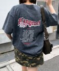 WEGO 【綿100%】ヴィンテージウォッシュグラフィックTシャツ