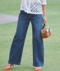 【見上愛さん着用/Oggi掲載/接触冷感】23区DENIM サマー ストレート ワイド パンツ