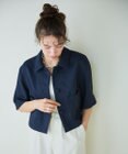 #Newans 【シワになりにくい】クロップドシャツジャケット