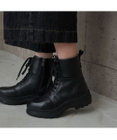 MODE ET JACOMO <carino>厚底レースアップブーツ