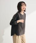 Green Parks ７分袖サイドシャーリングドッキングプルオーバ