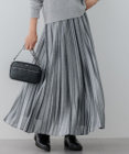 23区 S ホイルプリントプリーツ スカート