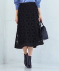 Tiaclasse L 【洗える】花柄レースマーメイドスカート