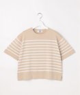 J.PRESS LADIES L COTTON ACETATE DRY ニット Tシャツ