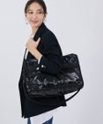 LeSportsac DELUXE MED WEEKENDER/ブラックシャイン