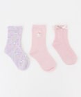 ANY KIDS 【3点セット】ソックス（ラベピンクセット）