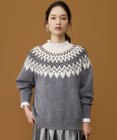自由区 L フェアアイル ニット