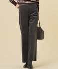 J.PRESS LADIES S 【WEB限定カラーあり】AIR DUROY LIGHT  セミ ワイド パンツ