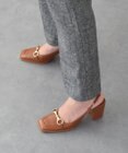 INTER-CHAUSSURES 【CARRANO】ホースビットバックストラップパンプス
