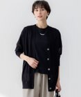 23区 L 【CanCam10月号掲載/CLASSY.10月号掲載】シャイニーシアー カーディガン