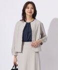 J.PRESS LADIES 【洗える・セットアップ対応】Tricot ジャケット カーディガン