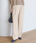 自由区 L 【セットアップ対応・洗える】LIPストレッチワイドストレート パンツ