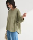 Green Parks ７分袖サイドシャーリングドッキングプルオーバ
