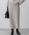 23区 S 【VERY掲載/洗える】カシミヤブレンド Iライン ニットスカート