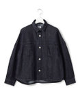 J.PRESS YORK STREET 【WOMEN】ソフトワイドデニム シャツジャケット