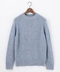 JOSEPH ABBOUD MOUNTAIN 【WEB限定・SPACE/イタリア糸使用/軽く暖かい/豊富なカラー】 ラムウール　クルーネック ニット
