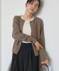 AMERICAN HOLIC コットンブレンドクルーネックカーディガン