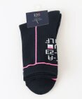 23区GOLF 【WOMEN】ネオンライン ショートソックス