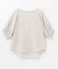 ANY 【洗える】デザインスリーブとろみ ブラウス