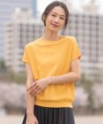 J.PRESS LADIES L 【洗える】レーヨンエリートストレッチ フレンチスリーブ ニット
