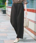 【CanCam・VERY掲載】リネンライクグロッシー ワイドパンツ