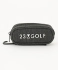 23区GOLF 【UNISEX】メランジシリーズ ボールポーチ