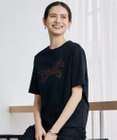 自由区 L 【カタログ掲載】ホースモチーフロゴ Tシャツ