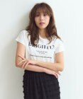 Feroux フレンチスリーブロゴプリント Tシャツ
