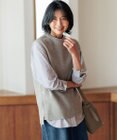 23区 【洗える】ベーシックカタアゼ ニットベスト