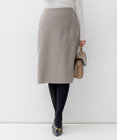 23区 S 【洗える】ウールライクカルゼ タイト スカート