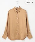 23区 【エステータ】シルクサテン シャツ